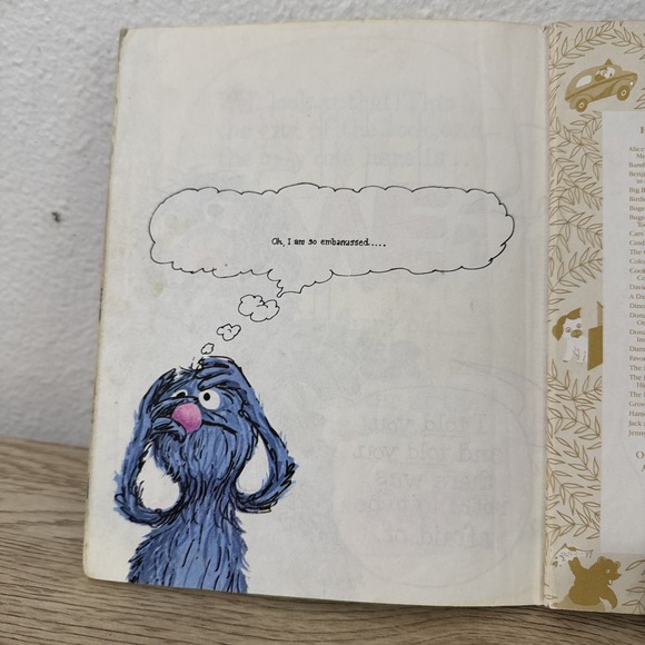 Little Golden Book Sesame Street THE MONSTER AT THE END OF THIS BOOK Grover 1971 - Picture 13 of 15